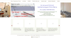 Desktop Screenshot of monophtalmoparis.com