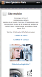 Mobile Screenshot of monophtalmoparis.com